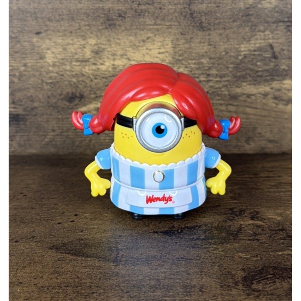 2026 Wendy's X Minions & Monsters Collectible Toy "Wendy" Minion Fast Shipping